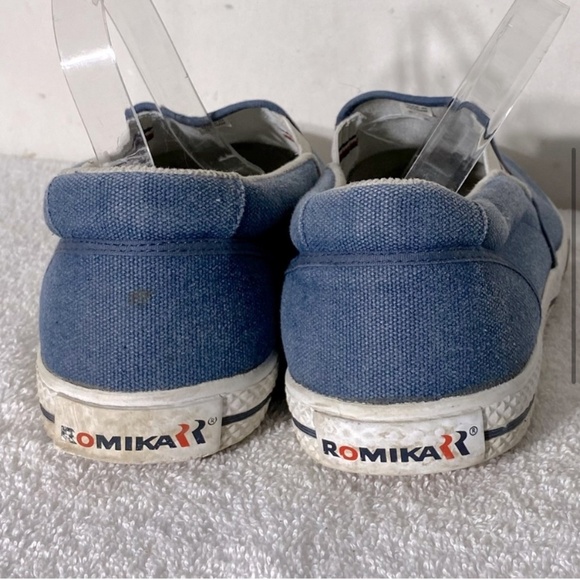 5/$25 Romika Blue Slip On Sneakers 45 - Picture 5 of 15